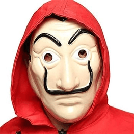 YNT İthalat SM-SMR-G036 La Casa De Papel Salvador Dali Maskesi Orjinal İthal Ürün