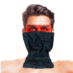 YNT İthalat SM-SMR5203T Baf Bandana Çoklu Kafatası Mavi Siyah Maske