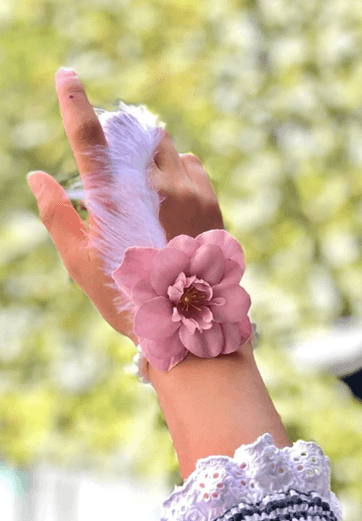YNT İthalat SM-SMRBRİDE-BİLEKLİK-PEMBE Bride To Be Nedime Gelin Bilekliği Tüy Ve İnci Boncuk Detaylı Pembe Renkli Bekarlığa Veda Partisi Bilekliği 10 Adet