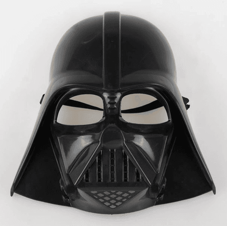 YNT İthalat SM-SMRG094-P Çocuk Boy Yıldız Savaşları  Wars Darth Vader Maskesi Ve 90 Cm Pelerin Seti Siyah