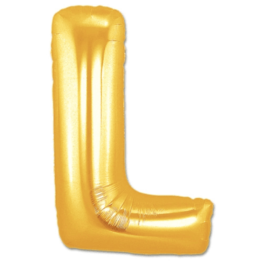 YNT İthalat SM-stok754 L Harf Folyo Balon Altın Renk  40 İnç