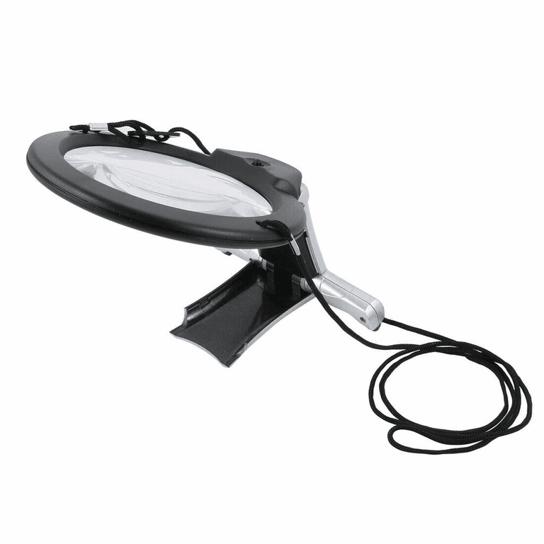 YNT İthalat TD-0018TDU-1013 2X 6X Led Eller Serbest,boyun Asılı,dıkış,okuma İçin En Uygun Büyüteç 11B1