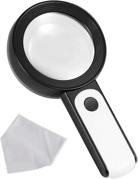 YNT İthalat TD-0018TDU-1016 30X 12Işıklı Büyüteç Taşınabilir Çıft Katmanlı Optik Cam Okuma Büyüteç 229018