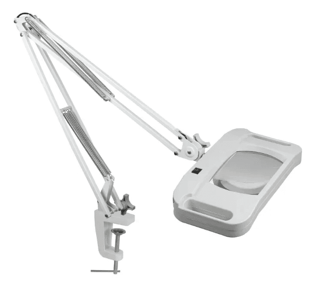 YNT İthalat TD-0018TDU-1031 10X Led Akrobat Büyüteç 2X15W 170X113 Mm 10 Diopter Mercek Lt86G