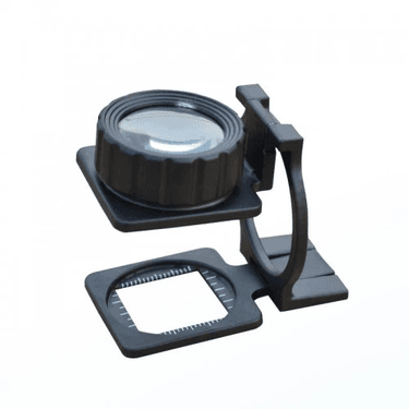 YNT İthalat TD-0018TDU-607 Tekstilciler Için  Kumaş Kontrolü Büyüteç,katlanan, Metal 15X Büyütme