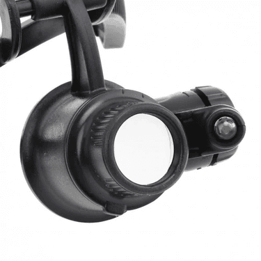 YNT İthalat TD-0018TDU-655 Gözlük Modeli 10X 15X 20X 25X Lens,2Led Işıklı,büyüteç