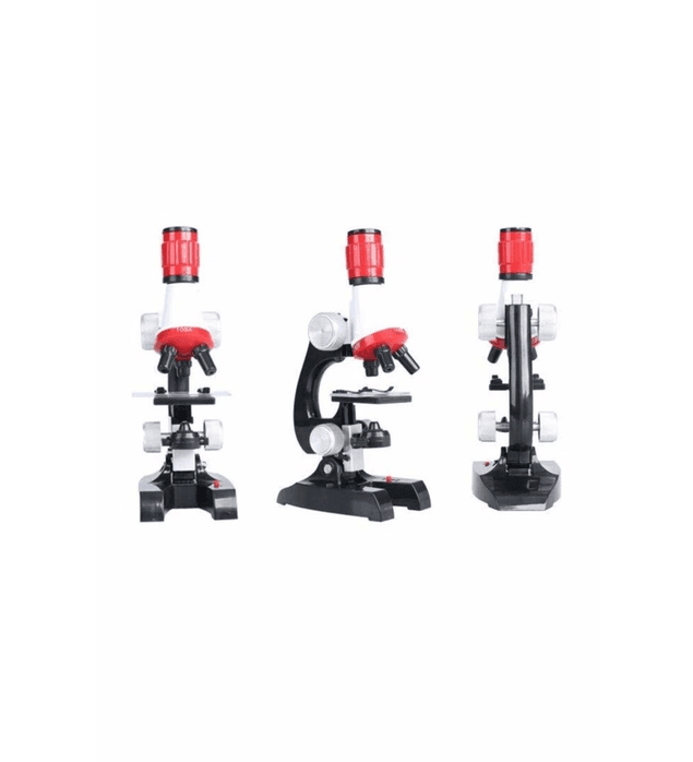 YNT İthalat TD-0018TDU-933 Eğitici Mikroskop Kiti Zoom Led Işıklı 100X 400X 1200X St1200X