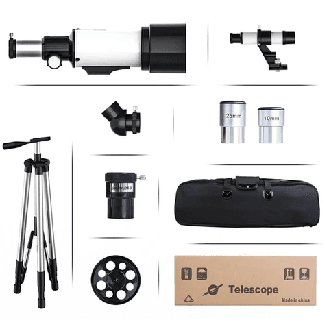 YNT İthalat TD-0018TDU-985 400X70Mm Açıklıklı Refrakter Teleskoplar (15X150X), Telefon Adaptörlü Reflex