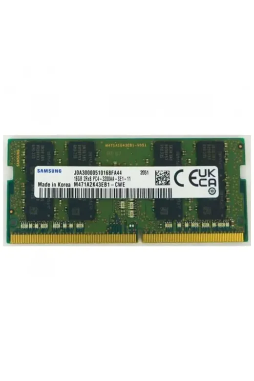 ystekno 001.RAN.SMS.C163200-SM08 Samsung Samso3200/16, 16Gb, Ddr4, 3200Mhz, 1.2V Notebook Ram (M471A2G43Db1-Cwe)