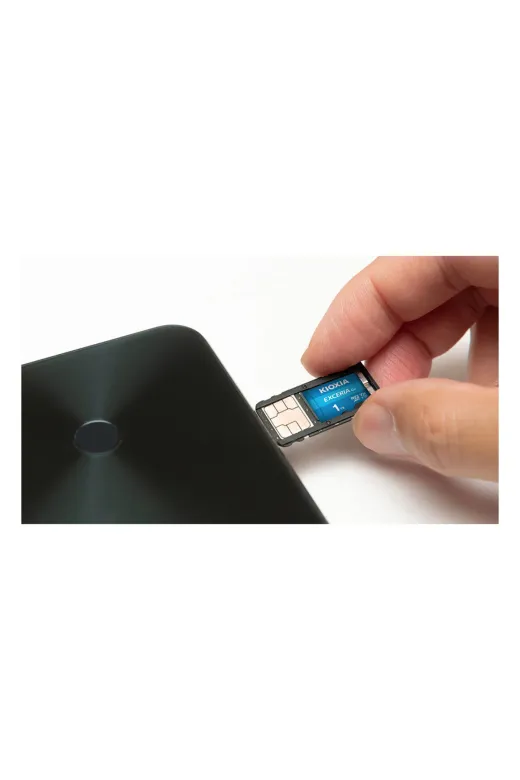 ystekno 008.FLSD.KIO.LMEX2LL001 Kioxia 1Tb Exceriag2, Lmex2L001Tg2 U1 V30 4K, Cl10, 100Mb/s, Microsd Kart Bellek (Sd Adaptörlü)