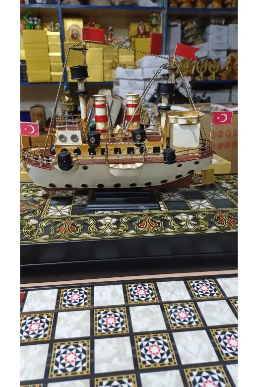 ystekno h5468464 Dekoratif Gemi Türkbayraklı