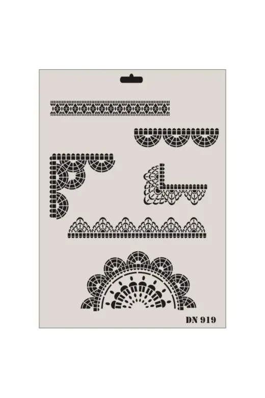 ystekno ypmkt-H13762 Rich Dantel Seri Dn919 Stencil 35X25 Cm