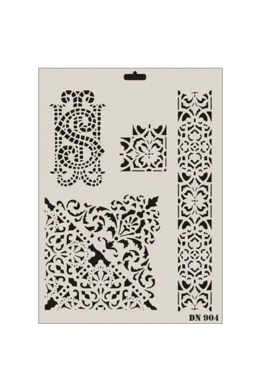 ystekno ypmkt-H13776 Rich Dantel Seri Dn904 Stencil 35X25 Cm