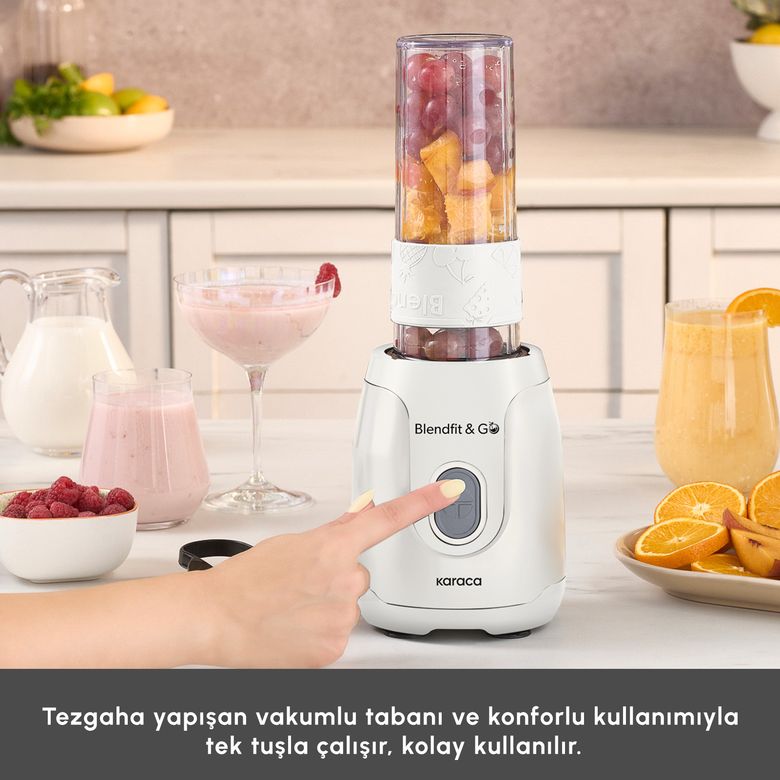 ytkpytytythoıoh Karaca X Beşiktaş Lisanslı Blendfit Go Personal Kişisel Smoothie Blender