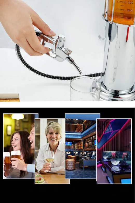 Yu Su Tools il23c521651da5sc Kolayca Temizlenebilir Doldurabilir Dekoratif Kullanışlı Bar Butler Içki Istasyonu Içecek Pompası