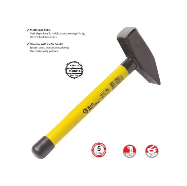 Yuba Avm 76831176 Metal Saplı Çekiç 500 Gr