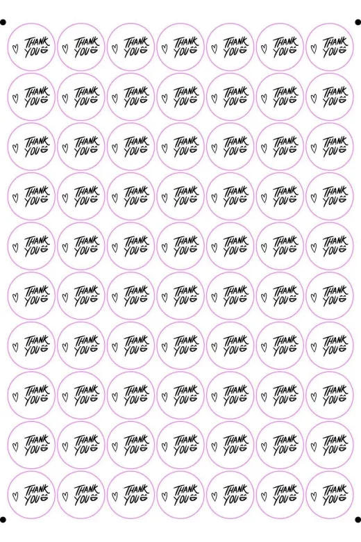 YükselExport copy2 Thank You Yapişkan Etiket 350 Adet