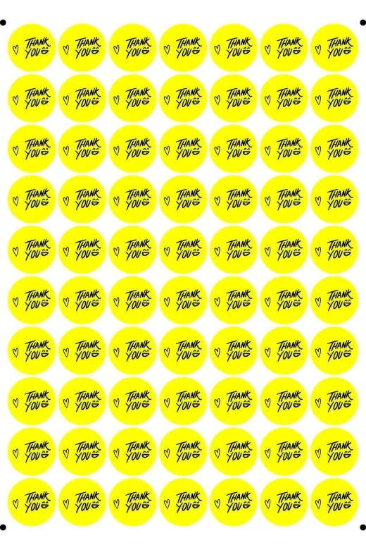 YükselExport copy2 Thank You Yapişkan Etiket 350 Adet