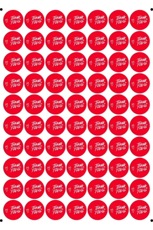 YükselExport copy2 Thank You Yapişkan Etiket 350 Adet