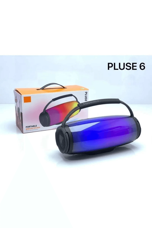 Yumax Pulse6 Bluetooth Hoparlör Tws Özellikli Led Işıklı Kablosuz Speaker Ses Bombası