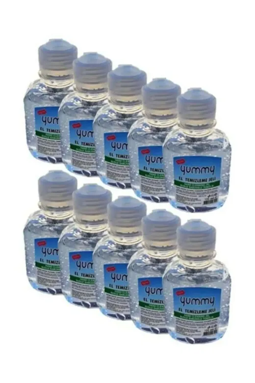 YUMMY 680164022435 Antiseptik Dezenfektan 100 Ml El Temizleme Jeli (10 Adet)