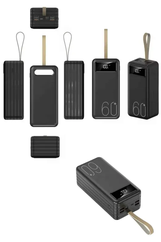 yusuftex B-B9WWJIIUR4PW3 Powerbank Yüksek Kapasiteli 60.000 Mah Hızlı Şarj Şarj Özellikli Batarya