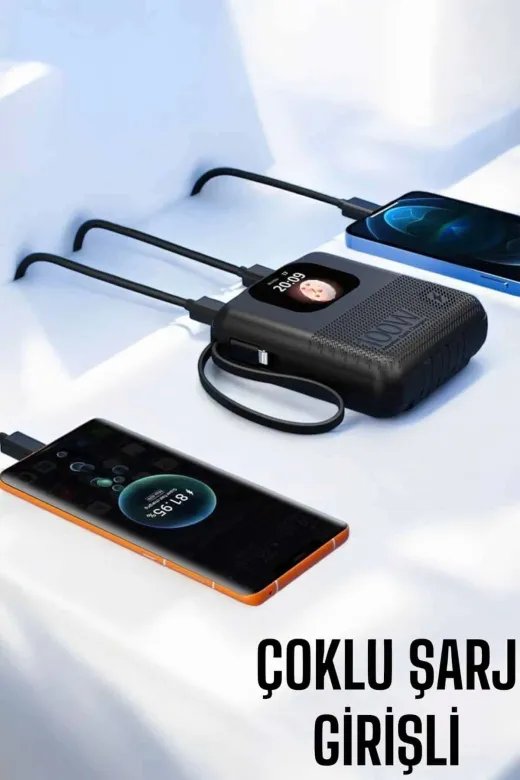 yusuftex B-E19J09A7OAYRT Akıllı Powerbank 10.000 Mah Müzik Dinleme Mesaj Gönderme Arama Cevaplama