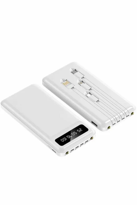 yusuftex B-FU7810TDKT8LS 4 Çıkışlı 20.000 Mah Powerbank Uzun Pil Ömürlü Taşınabilir