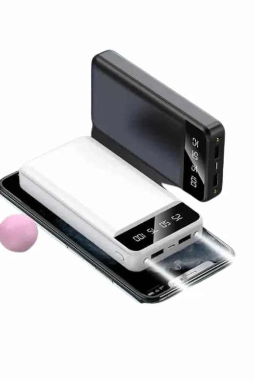 yusuftex B-FU7810TDKT8LS 4 Çıkışlı 20.000 Mah Powerbank Uzun Pil Ömürlü Taşınabilir