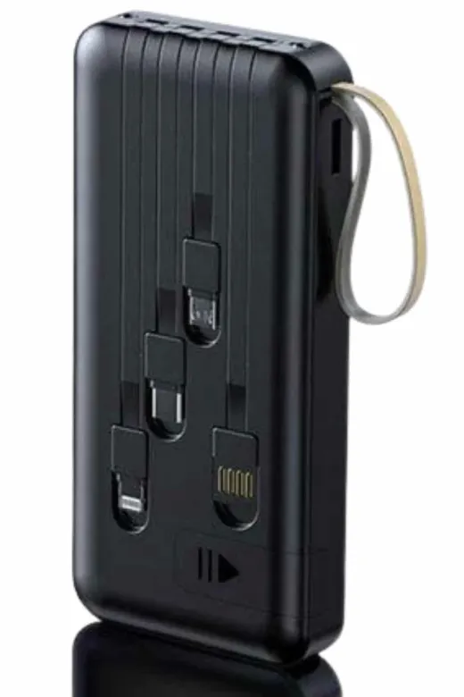 yusuftex B-FU7810TDKT8LS 4 Çıkışlı 20.000 Mah Powerbank Uzun Pil Ömürlü Taşınabilir