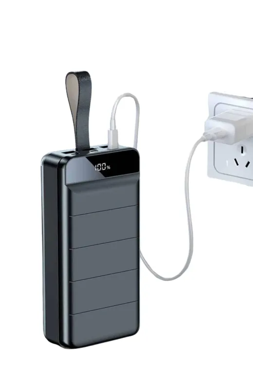 yusuftex B-QKWNC8SVL1KYU Taşınabilir Powerbank 50.000 Mah 4 Girişli Hızlı Şarj Led Göstergeli Fenerli Şarj