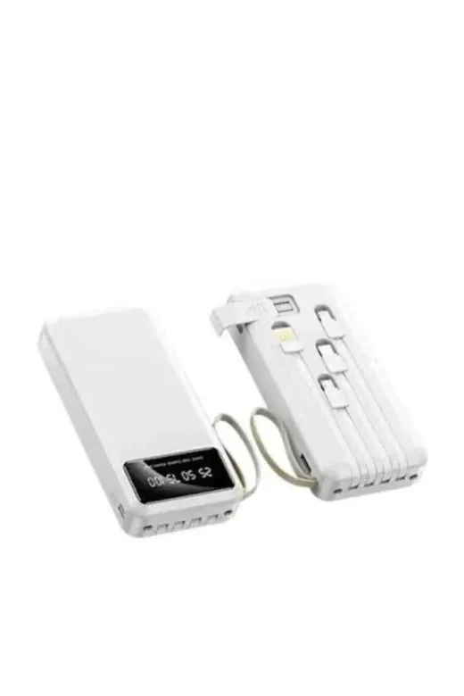 yusuftex B-WD8X936M9LVNA 4 Çıkışlı 20.000 Mah Powerbank Taşınabilir Çoklu Giriş