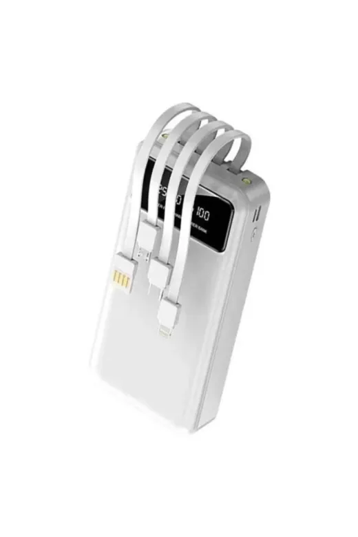 yusuftex B-WD8X936M9LVNA 4 Çıkışlı 20.000 Mah Powerbank Taşınabilir Çoklu Giriş