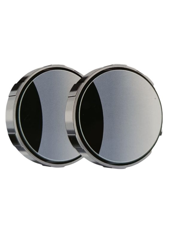 Yuvarlak Dönerli Oto Motosiklet Kör Nokta Aynası Vantuzlu Model 2'li Krom