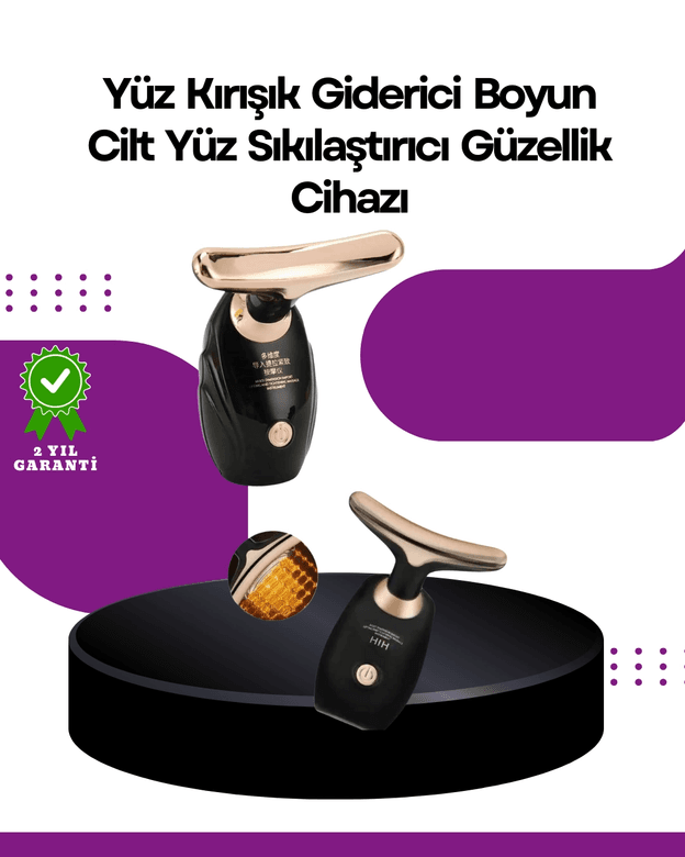 Yüz Masaj Aleti – Gözenek Sıkılaştırıcı &amp; Cilt Yenileyici Etki