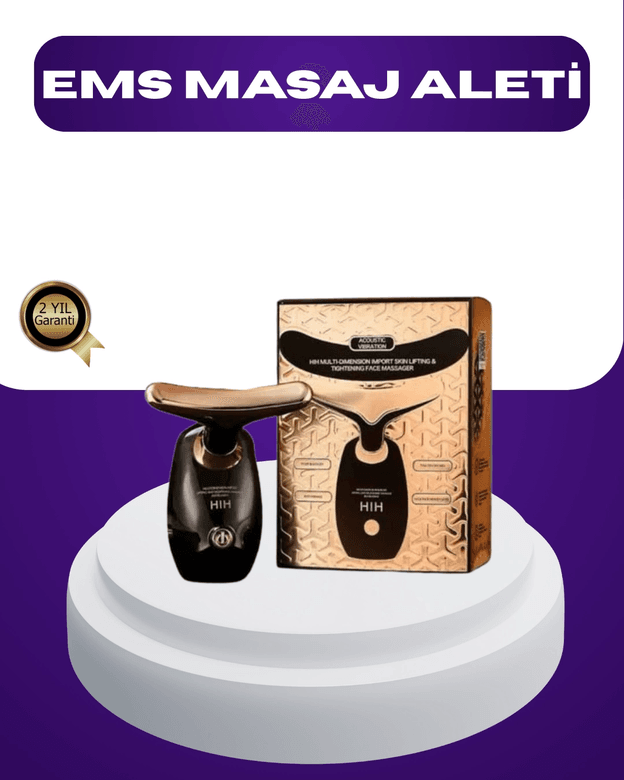 Yüz ve Boyun İçin Cilt Sıkılaştırıcı Masaj Cihazı