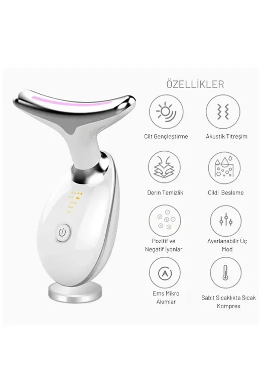 Yüz Ve Boyun Kırşıklık Giderici Ems Güzellik Cihazı ( Gıdık,sarkma,kırışıklık)