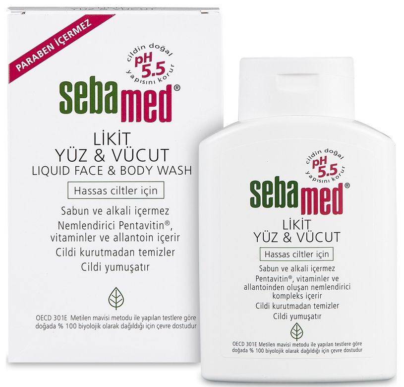 Yüz ve Vücut Temizleyici Likit 200ML