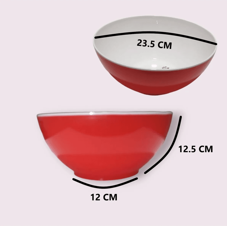 Zambak Plastik ZP 504 Zambak Elegant Çift Renkli Kase 3 Lt