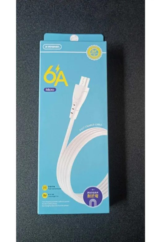 zayrok 897765781 Samsung Girişli Hızlı Şarj Usb Kaplosu Ve Data Aktarım Kablosu 6.0A 1 Metre Beyaz