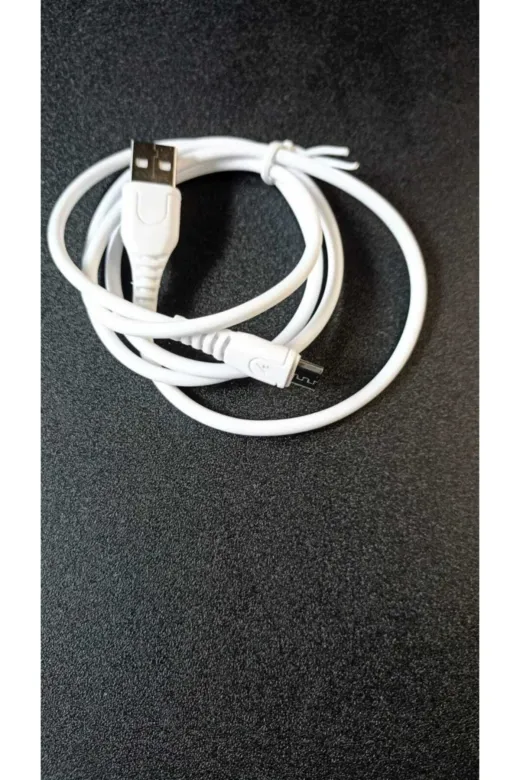 zayrok 897765781 Samsung Girişli Hızlı Şarj Usb Kaplosu Ve Data Aktarım Kablosu 6.0A 1 Metre Beyaz