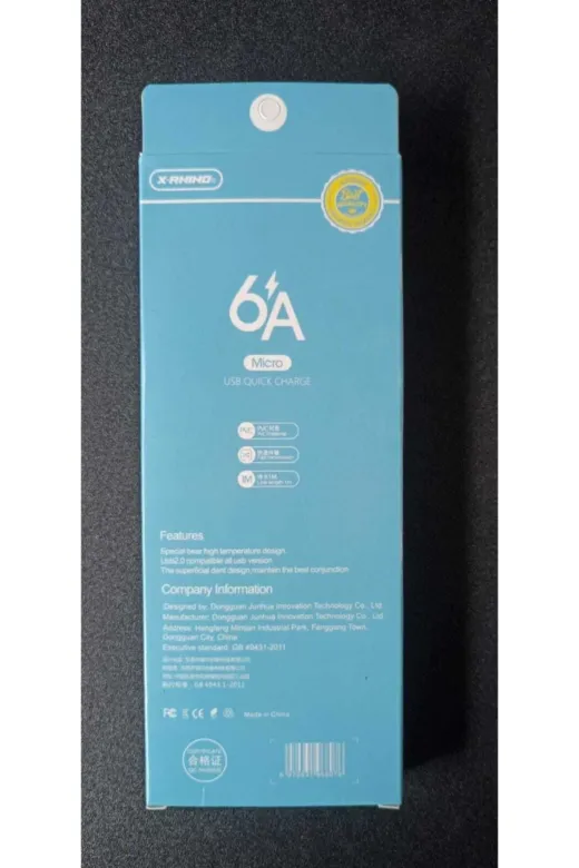 zayrok 897765781 Samsung Girişli Hızlı Şarj Usb Kaplosu Ve Data Aktarım Kablosu 6.0A 1 Metre Beyaz