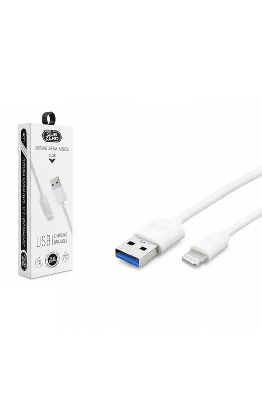 ZEG1QFVXwj Subzero Cl38 3.1A İphone Tüm Cihazlarla Uyumlu Şarj Kablosu 1 Metre Lightning Hızlı Şarj Destekli