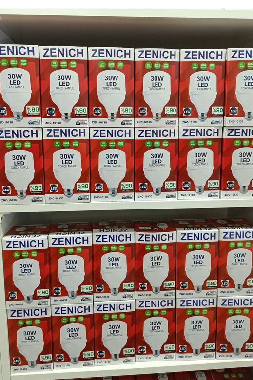 ZENICH Zenıch 30 Watt Torch Ampul Znc-10130 E27 %90 Enerji Tasaruflu Ampul 5Li Adet
