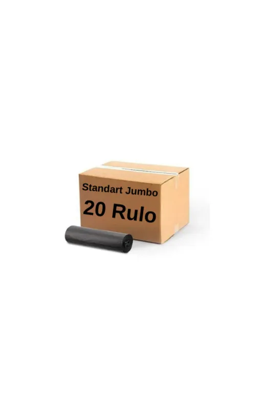 ZENPAK 8697420951922 Standart Jumbo Çöp Torbası 80*110 Cm 10Lu 20 Rulo
