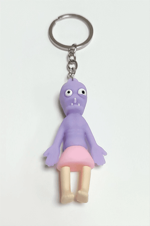 Zombi Silikon Anahtarlık