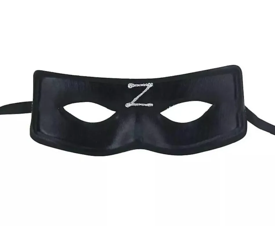 Zorro Maskesi Arkadan Lastikli Z Baskılı (4745)