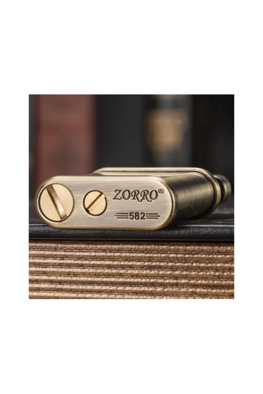 Zorro Z582003A Z582 Benzinli Retro Çakmak Siyah