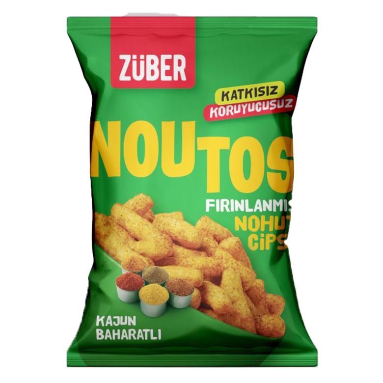 Züber züber989865 Noutos Kajun Baharatlı Nohut Cipsi 55Gr