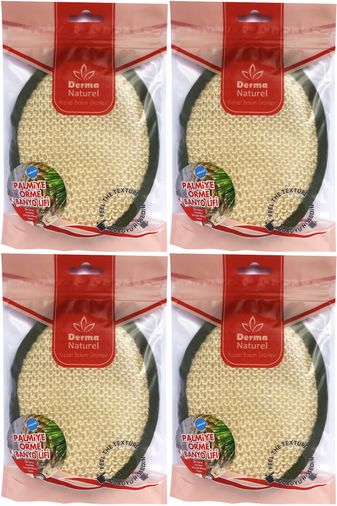 Örme Banyo Yüz Lifi (15*24CM) MS-02 (4 Lü Set)